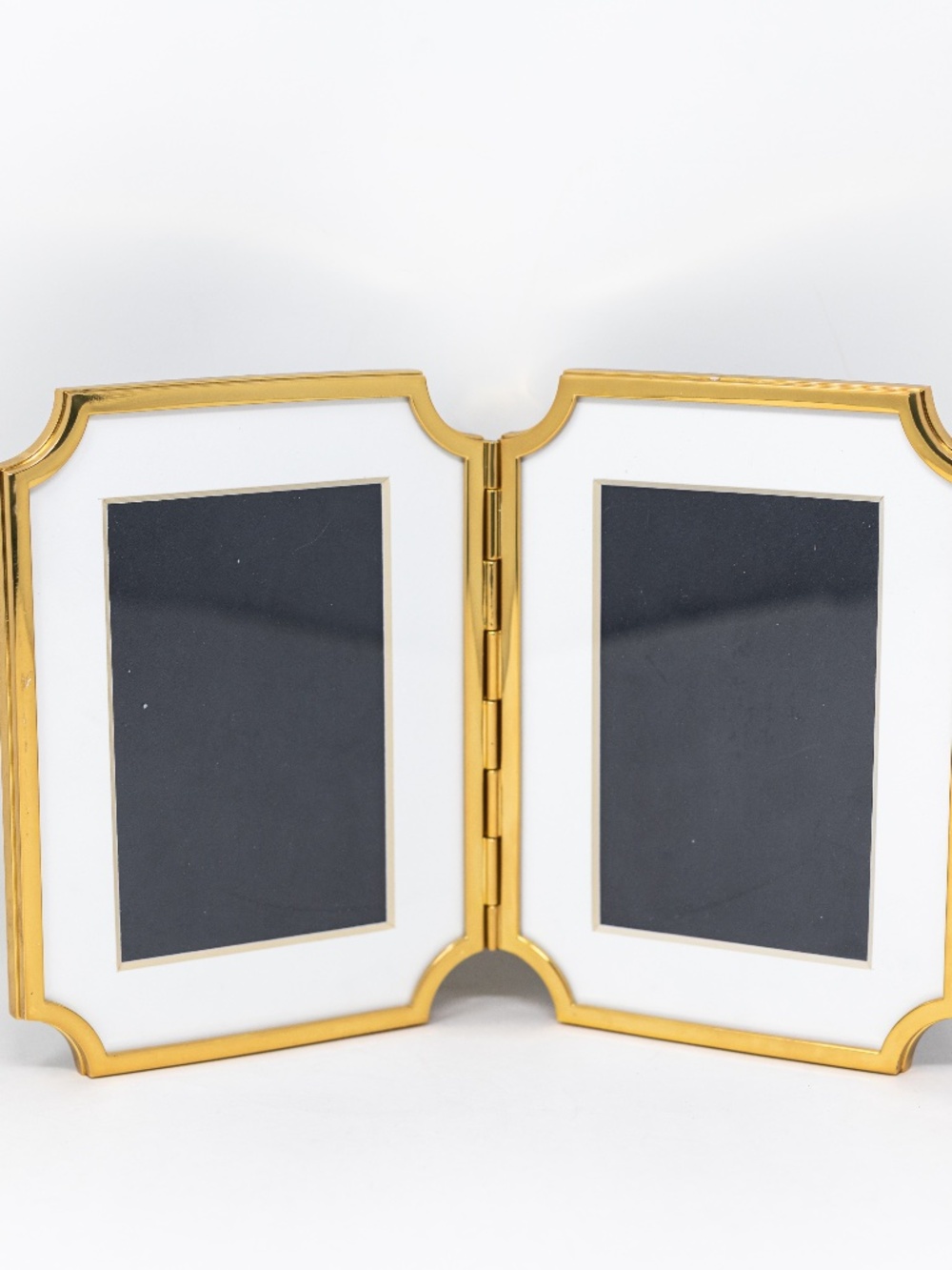 Kate Spade x Lenox Metallic Gold Double Folding Picture Frame